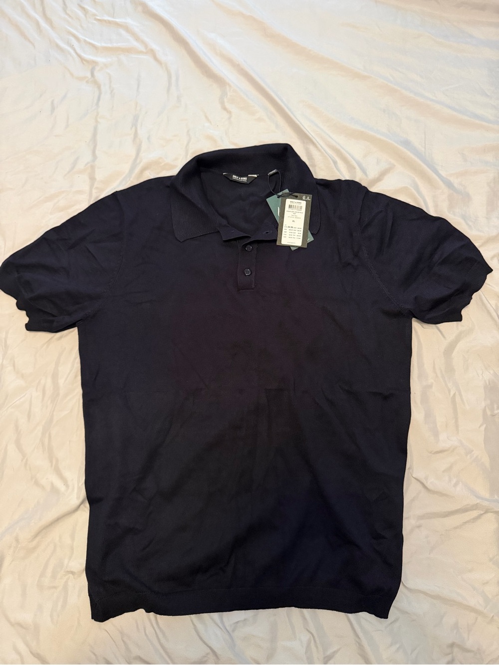 ONLY & SONS LIGHTWEIGHT JERSEY POLO